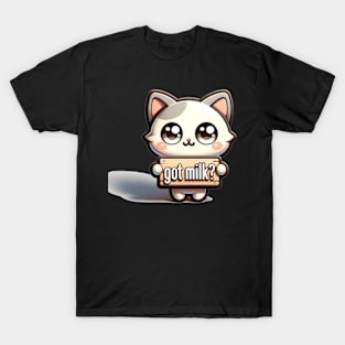 Cat: Got Milk? T-Shirt